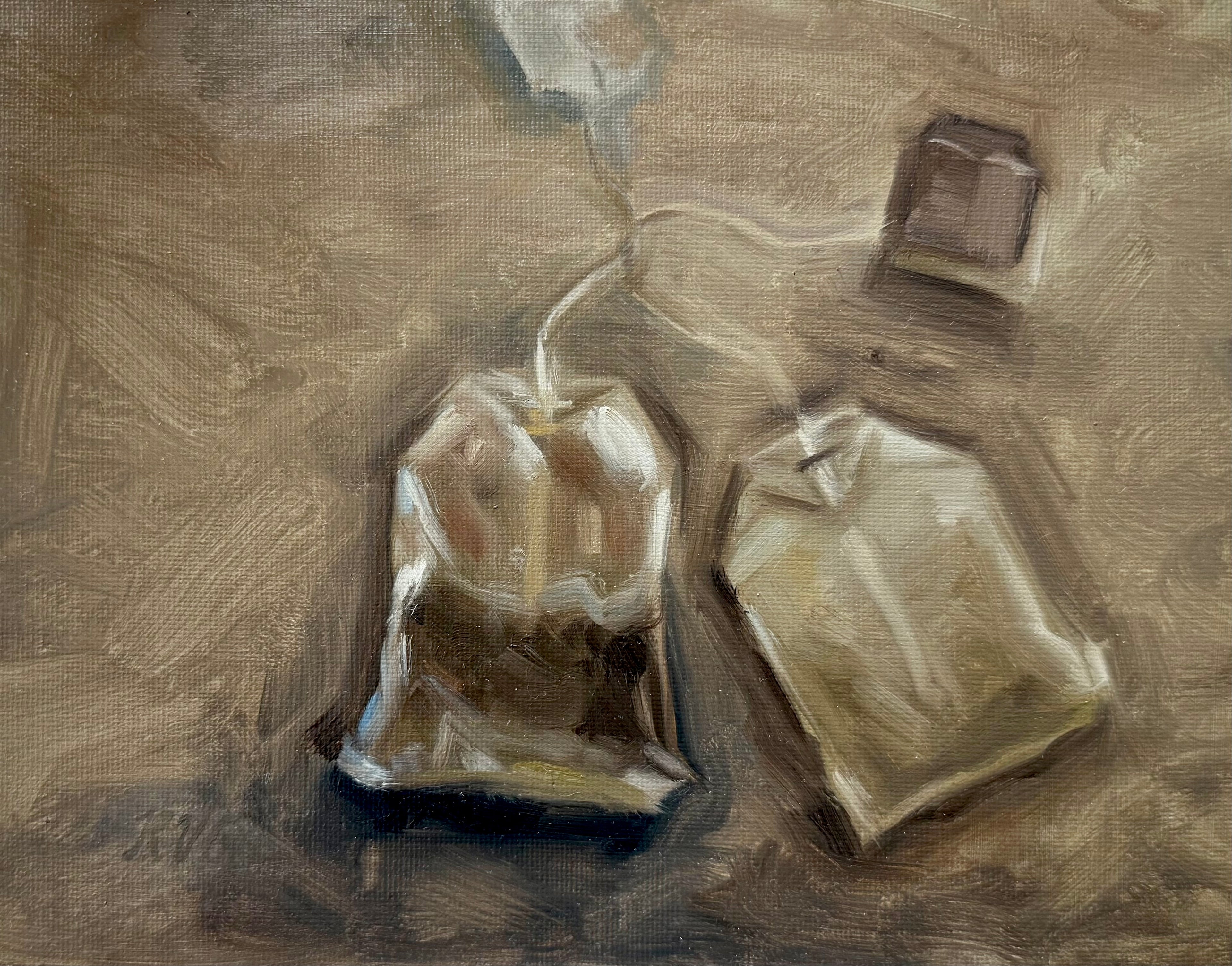 Steeped Love - Original Oil Painting