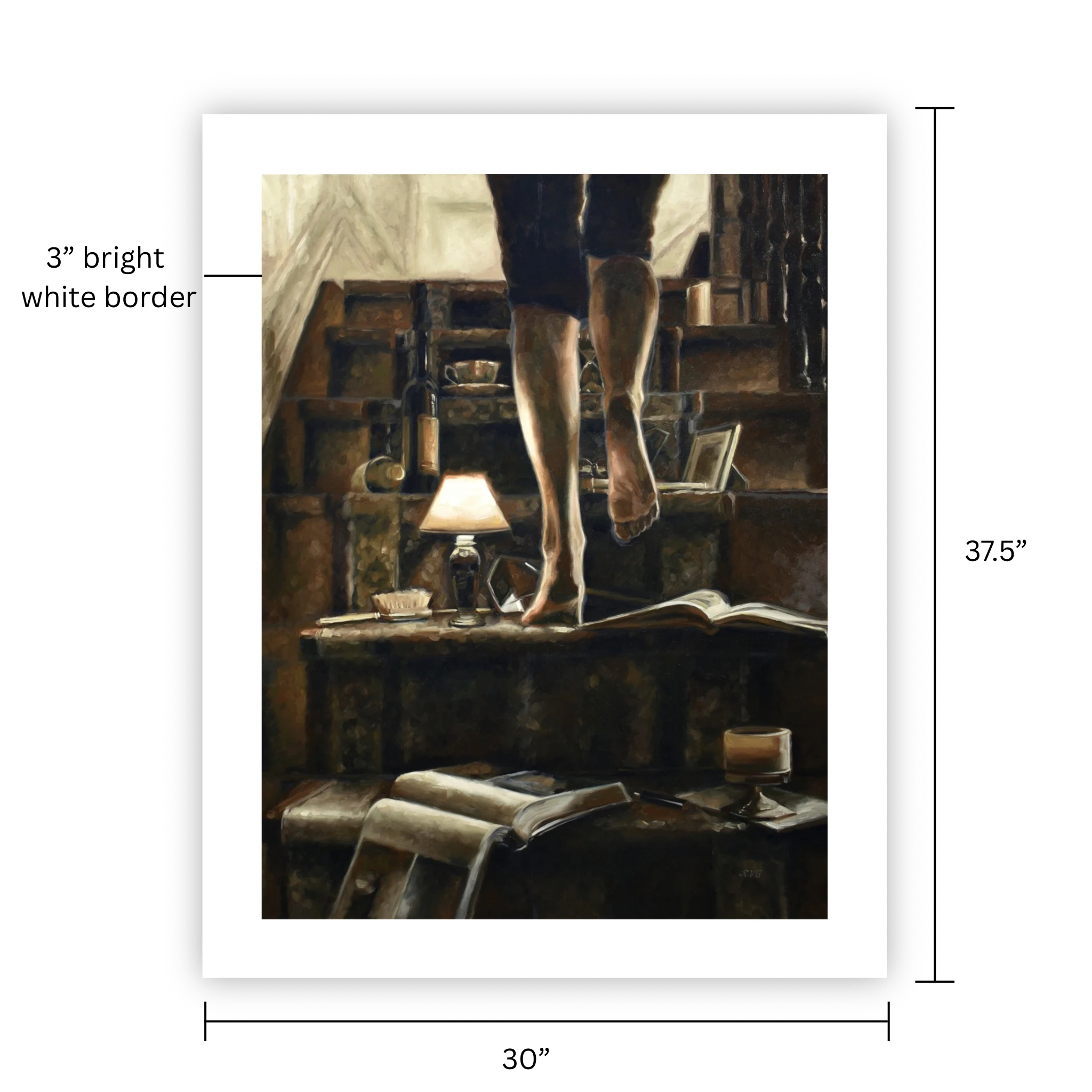 One Step at a Time 2 - 37.5"x30" limited-edition giclée print